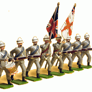 070 33rd Regiment with Colors