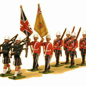 084 91st Highlanders with Colors