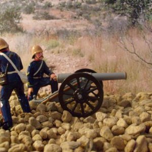 ZULU WAR   MOUNTAIN ARTILLERY SCREW GUN