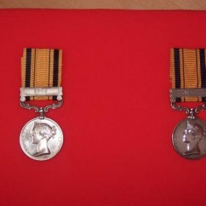 Two of the South Africa Medals