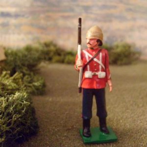 ZULU WAR   BREAKFAST GUARD LOOKS ON