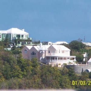 Bermuda on the way in to harbour.