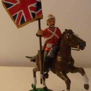 ZULU WAR    IST KINGS DRAGOON GUARDS STANDARD BEARER