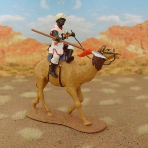 TROPHY   EGYPT and THE SUDAN   SECOND TAAISHI WARRIOR ON CAMEL