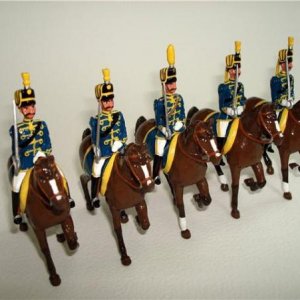 Dorset Soldiers Casting. These were the President Of Ireland Mounted Escort. Called the The Blue Hussars after the Hussar uniform. They were formed in