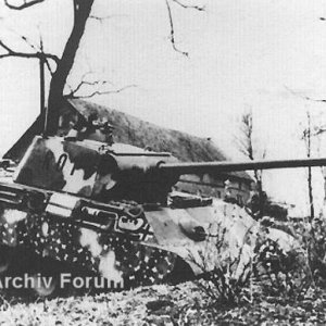 Sd.Kfz. 171 Panzerkampfwagen V R01 in Schirwindt 1945 (2)