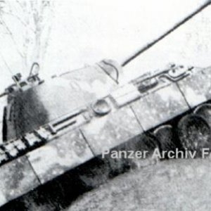 Sd.Kfz. 171 Panzerkampfwagen V R01 in Schirwindt 1945