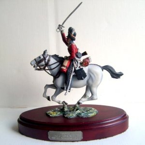 Chas Stadden # 104. Mounted Trooper, 2nd Royal North British Dragoons 1815. More Famously known later as the 2nd Dragoons Royal Scots Greys. This is a