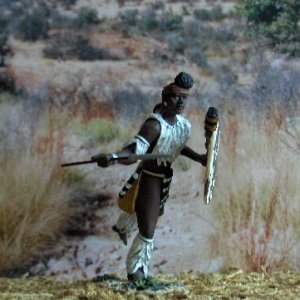 Set 20035 Zulu iNdlondlo Regiment Charging with Assegai #1