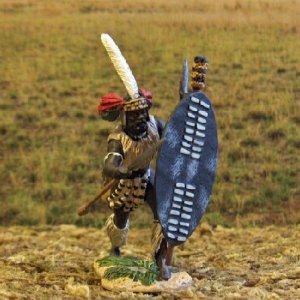 Set 20021 Zulu uMbonambi Regiment Attack with Assegai #1