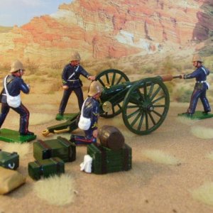 ZULU WAR   RHA GUN TEAM