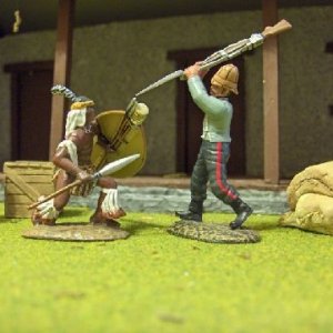 Set ZWH.1 24th Foot attacking Zulu Set 1 $36.00