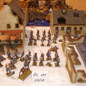 First Legion figures and buildings