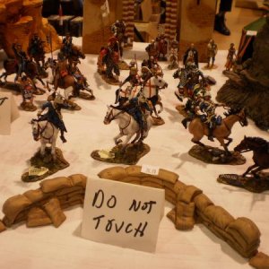 Mounted Collectors Showcase Zulu War figures