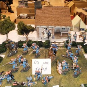 New Zouaves from Collectors Showcase with the new Britains ACW farmhouse