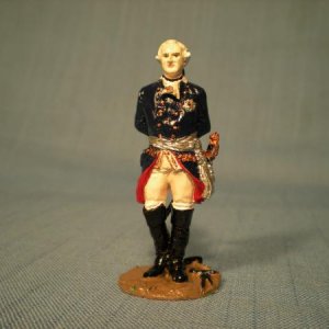 Ferdinand, Duke of Brunswick, commander of the allied troops in western Germany, another casting by Puchala.