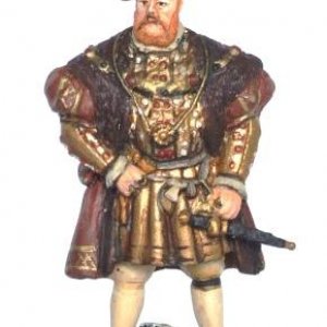 King Henry VIII - Stadden Figure converted with Le Cimier dog