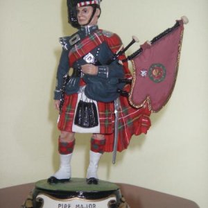 Pipe Major 2nd  Bn Scots Guards 1937