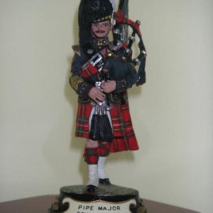 Pipe Major Royal Scots Dragoon Guards 1978