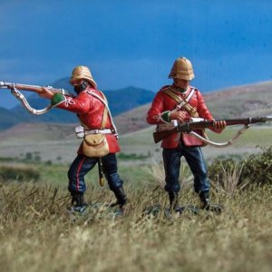 ZULU SET 013 24TH FOOT STANDING FIRING (2 POSES)