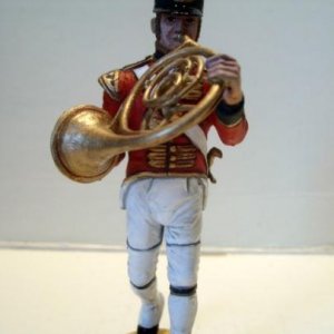 Chas Stadden. Musician 3rd Guards 1815. Chas made three full band sets this being one piece, not sure how many there are in the set they are in privat