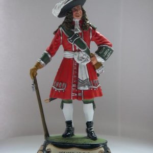 Officer of the Queen Dowagers Regiment of Foot 1680,   Painter K Darby