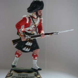 Private 93rd Highland Regiment 1854,  Bayonet repaired and painted by K Darby