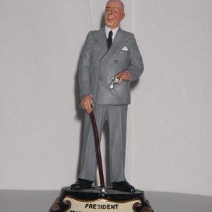 President Franklin D Roosevelt 1944 - Andrew Stadden figure painted by K. Darby