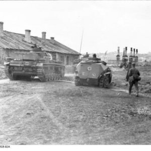 Bundesarchiv Bild 101I 218 0525 02A, Russland Süd, Panzer III, Schützenpanzer