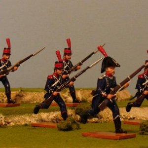 NE4 Napoleon in Egypt - Light Infantry Charging