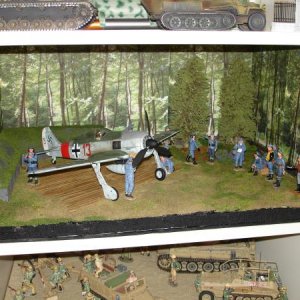 diorama with K&C Fw190