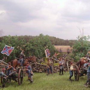 A section of guns from Cabell's Artillery Battalion