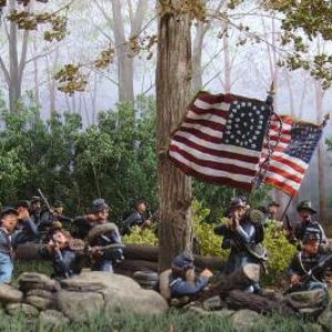 137th NY, Culp's Hill, July 3, 1863, Gettysburg