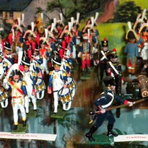 Imperial Guard mass band and French Line Artillery (by Tradition of London)