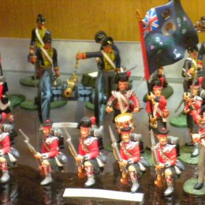 Black Watch 42nd (by Frontline & Britains), British Horse Artillery (by Britains)