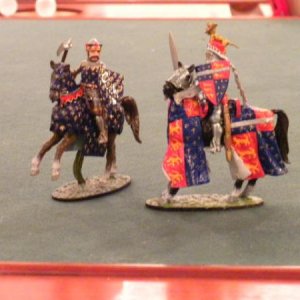 King Jean II of France and the Black Prince (Edward of Woodstock, Prince of Wales) of England