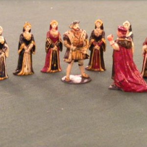 Henry VIII, his 6 Wives (Queens), and Cardinal Wolsey