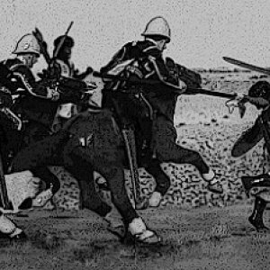 LANCERS CHARGE, SUDAN 1885