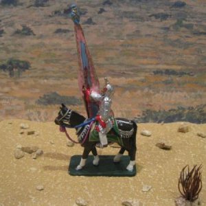 Tommy 1014 002c D129, Mounted Flag Bearer of Kutch