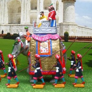 008  BG142, Elephant of the Maharaja of Sikkim and BG 143, Escort Guard