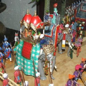 BG087 and BG190-Patiala Elephant and Elephant of the Maharaja of Alwar