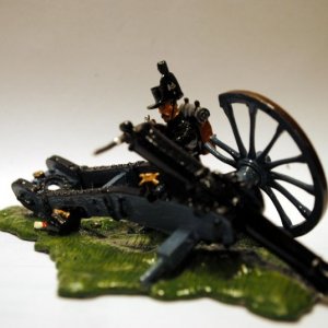 BB1 Black Brunswicker Leib Battalion with Damaged Gun