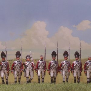 Grenadier company section in line