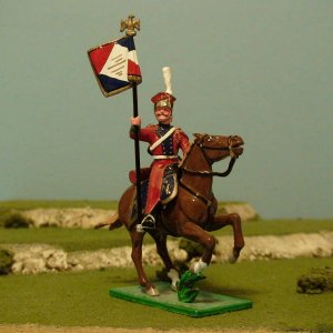 WA54 E - 2nd Dutch Lancers Standard Bearer