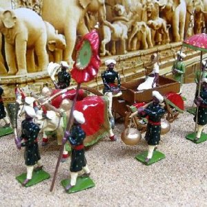 Set #144-Princess of Tanjore and attendants(13 pieces)