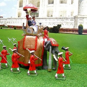 Set 138-Viceregal Elephant and attendants(14 pieces)