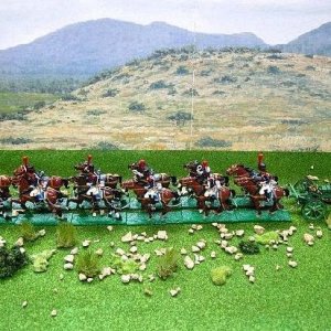 Neuchatel 12 horse Artillery train with 8lb gun