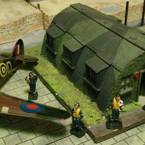 Papier Mache Quonset Hut