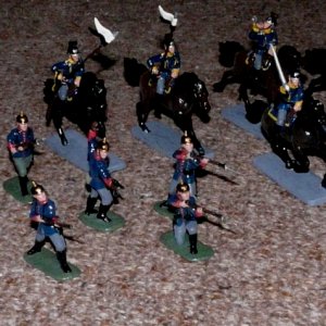 Assorted Imperial German infantry and cavalry.