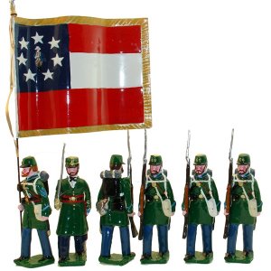 Edmunds Traditional Toy Soldiers Emerald Guards of 8th AL infantry regt